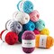 CRAFTISS 12x50g Acrylic Yarn Skeins - 1300 Yards of Soft Yarn for Crocheting and